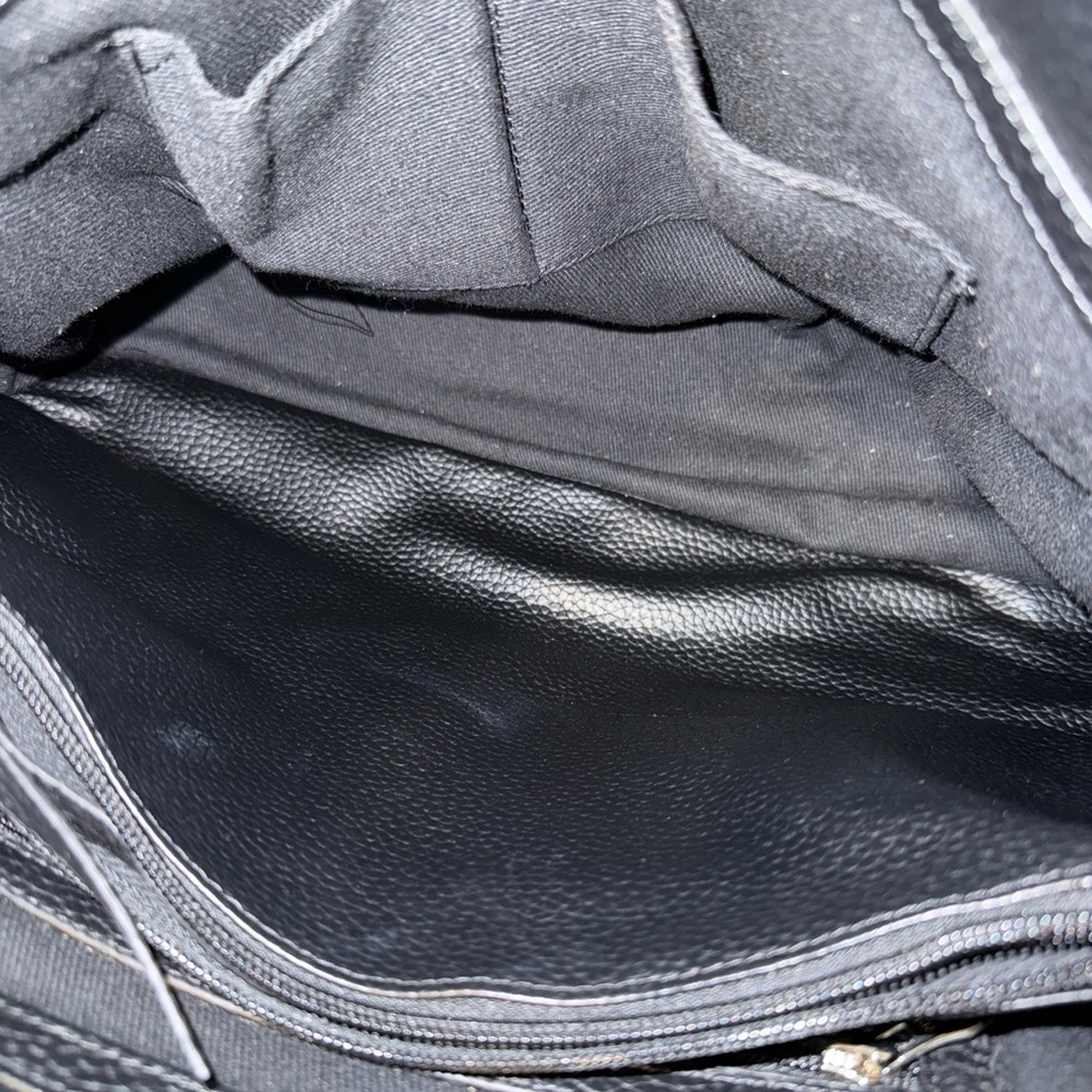Vintage Hello Kitty Black Embossed Leather Tote - Picture 12 of 13
